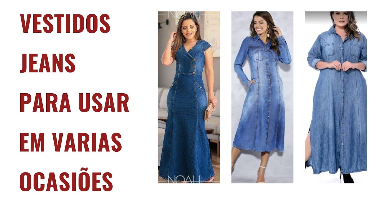 VESTIDOS JEANS ENCANTADORES
