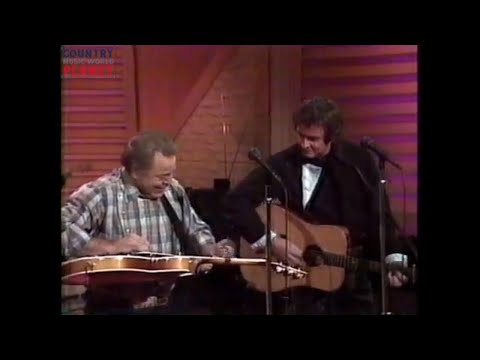 Roy Clark And Johnny Cash - Folsom Prison Blues 1987