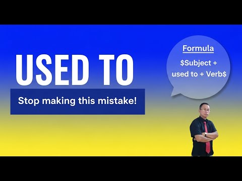 How to use "used to part one"