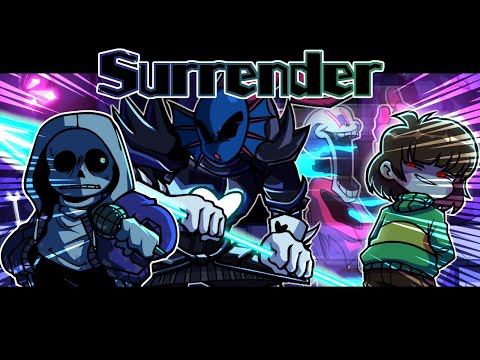 Surrender / Cornered but Dustswap Chara sings it! (FNF Cover)