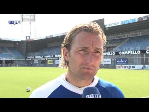 Stef Nijland in spits bij PEC Zwolle tegen Ajax