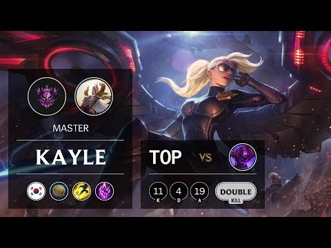 Kayle Top vs Malzahar - KR Master Patch 9.22