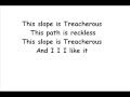 Taylor Swift - Treacherous lyrics