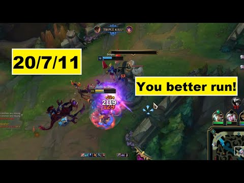 LoL: Malphite jungle vs Lillia. Full AP build. S11 Patch 11.22.