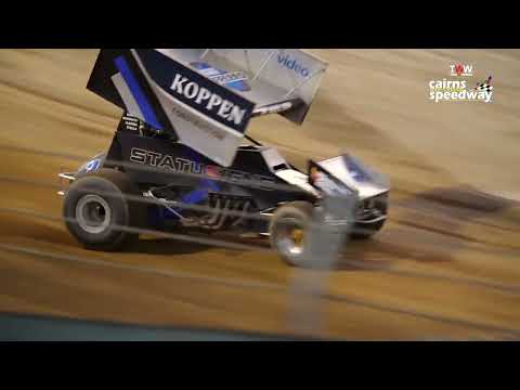 Oct 15th Sp1 at TWW Cairns Speedway - Sprintcar heat 1