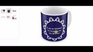 Triple treat combo of Mug, Rakhi & Rakshabandhan Card