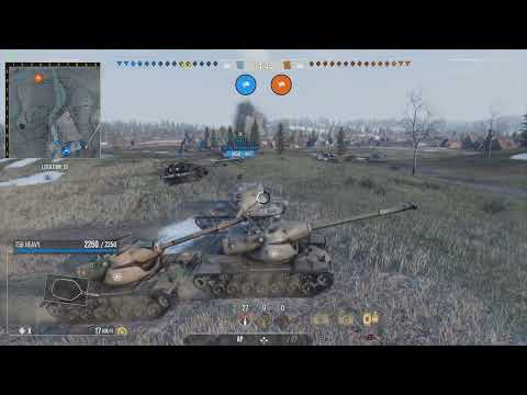 World of Tanks Console T58 heavy, 8,4k damage & x frags