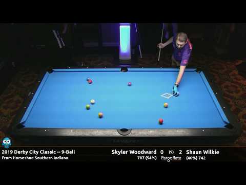 Skyler Woodward vs Shaun Wilkie - 9-Ball - 2019 Derby City Classic