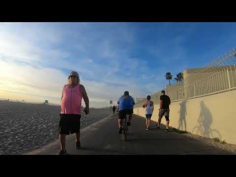 Cruising around the beach