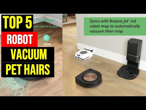✅Top 5 Best Robot Vacuum For Pet Hairs In 2023