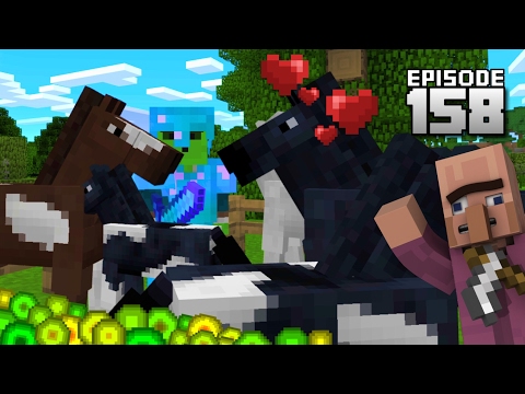 Let's Play Minecraft PE - Ep.158 : XP/Horse Murder/WITHER ARMOR!