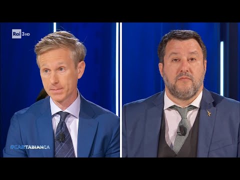 Alessandro Orsini e Matteo Salvini - cartabianca 03/05/2022