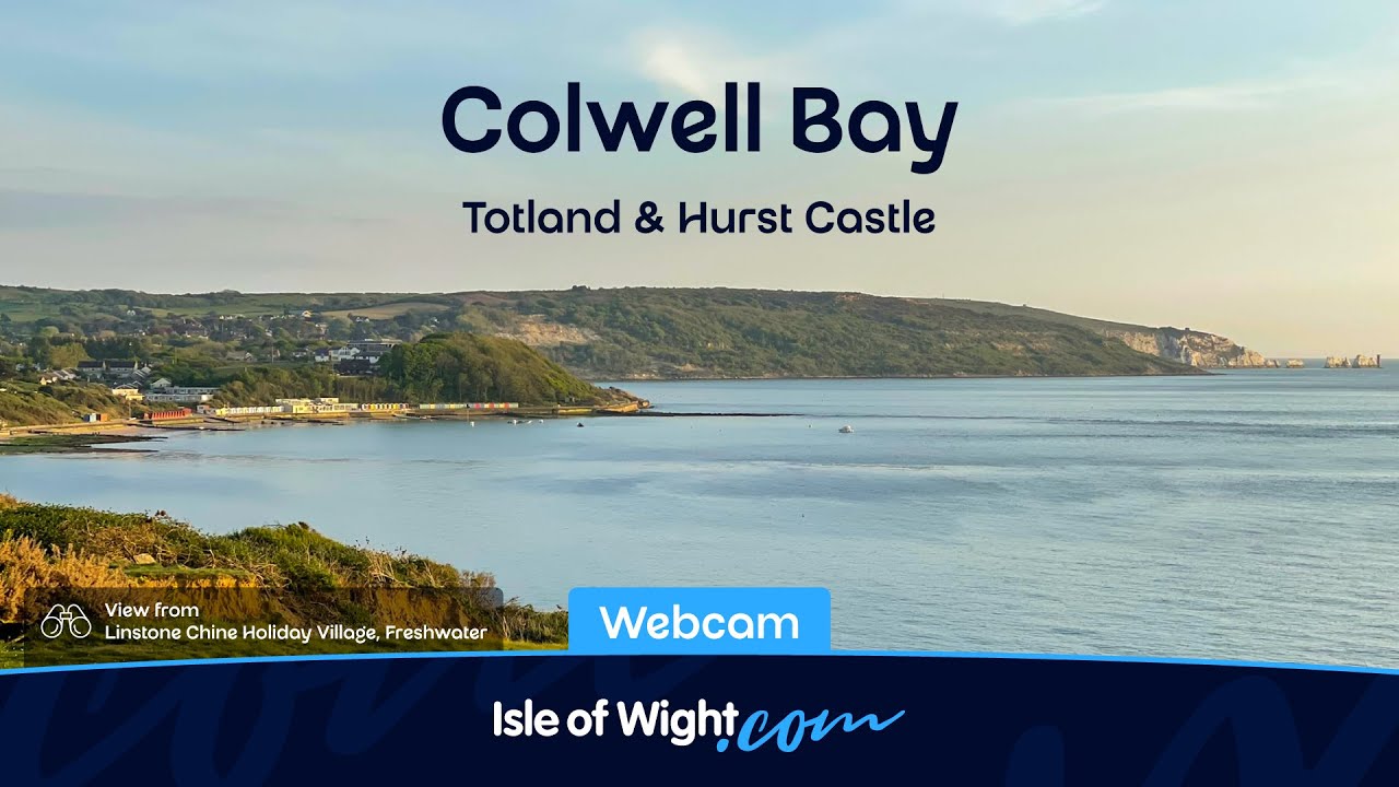 Live webcam view of Colwell Bay Over the Solent