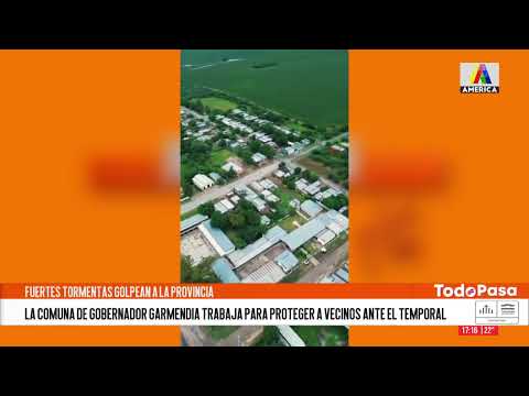 La comuna de Gobernador Garmendia trabaja para proteger a los vecinos ante el temporal