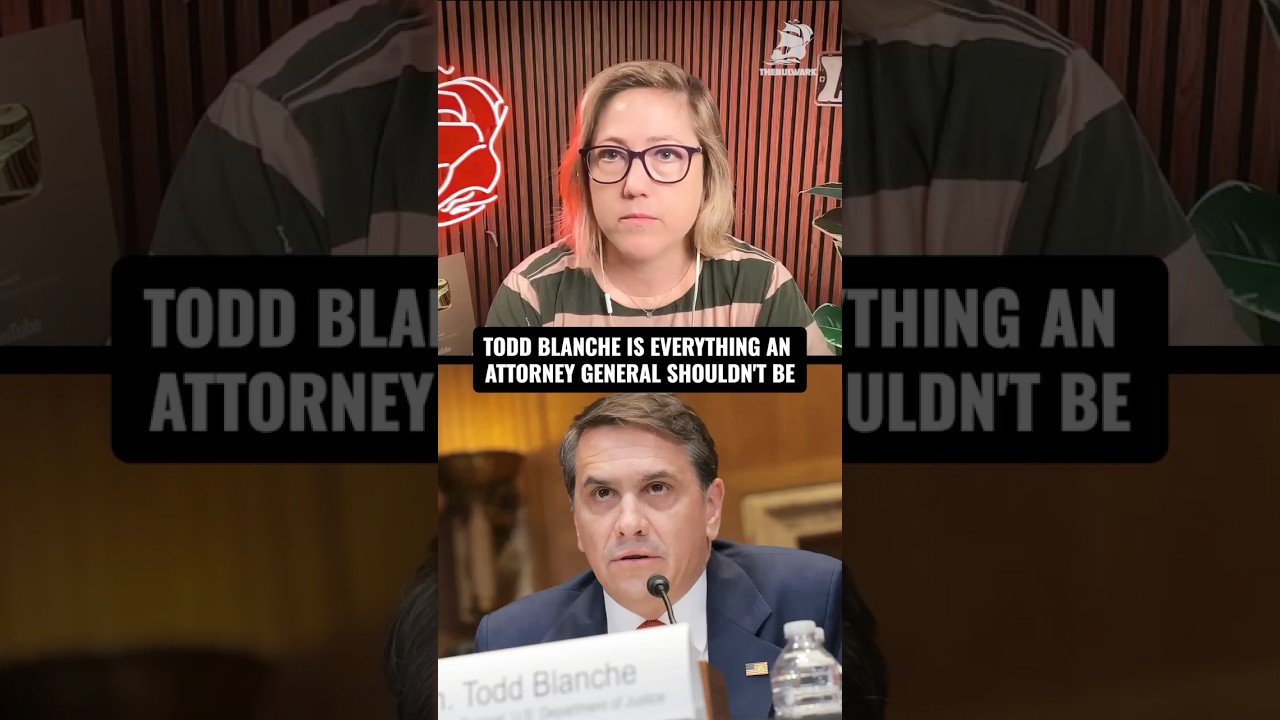 "I think the Epstein files are one of the main things that people should focus on for Blanche."