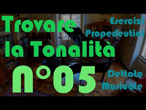 Trovare la Tonalità n.5 - Dettato Musicale - Esercizi Propedeutici