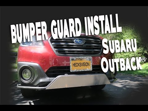 LP Adventure Bumper Guard Install Subaru Outback