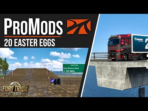 20 Easter Eggs & Secrets in ProMods | Euro Truck Simulator 2 | Toast