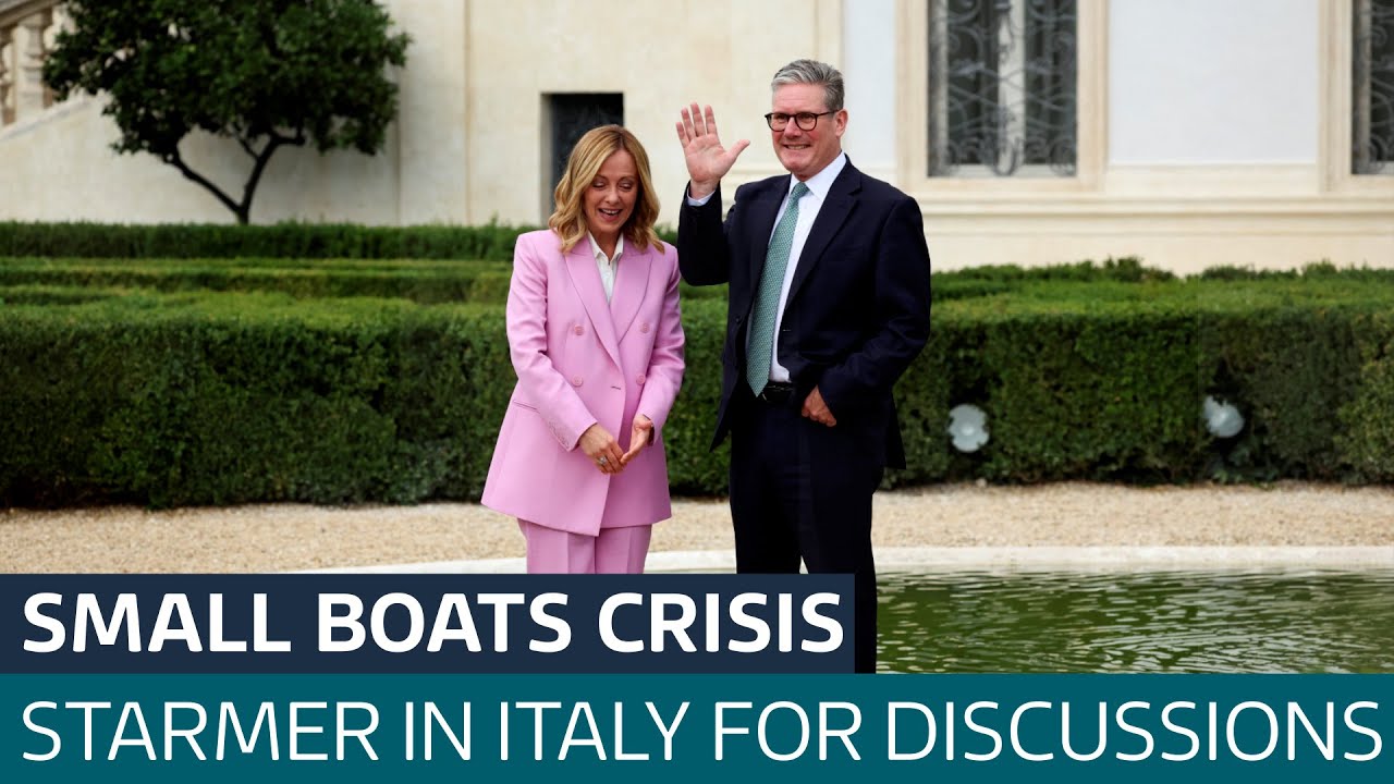 Sir Keir Starmer praises Italy's PM Giorgia Meloni for handling of illegal migration | ITV News