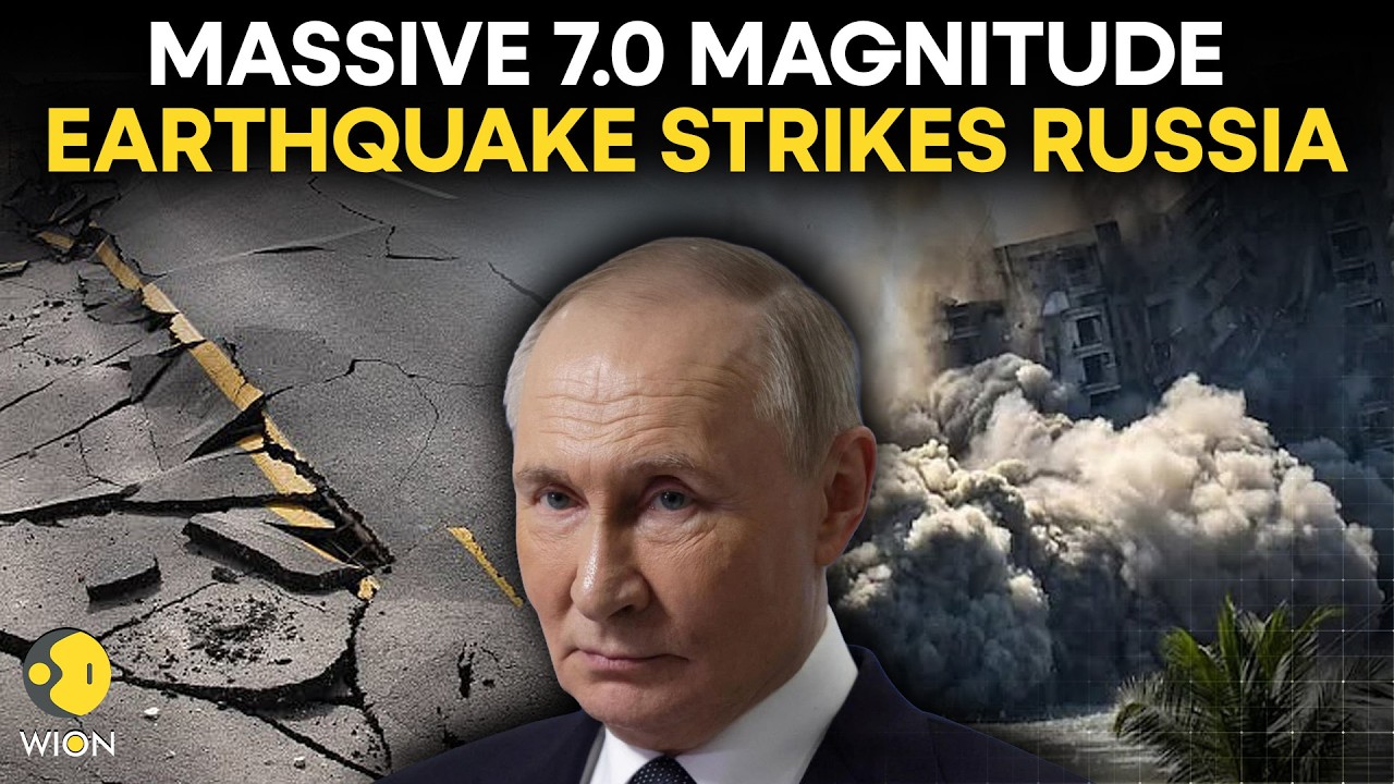Russia Earthquake LIVE: Huge 7.0 Earthquake Strikes Russia Again, Moscow shakes VIOLENTLY | WION
