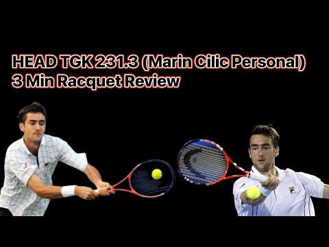 HEAD TGK 231.3 Marin Cilic Racquet Review - 3 Minute Racquet Review