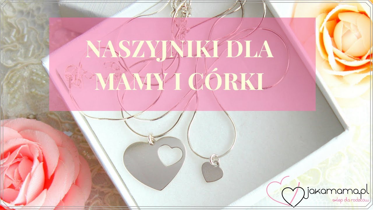 NASZYJNIKI DLA MAMY I CÓRKI - SERCA