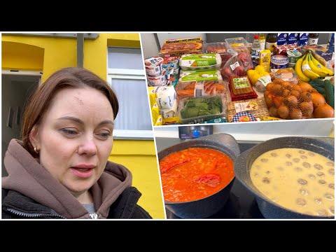 Большая закупка на 220€/ Новые палеты / Клумба преобразилась/ Обед под заказ