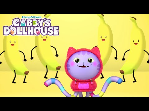 Rainy Day Banana Dance | GABBY'S DOLLHOUSE | Netflix