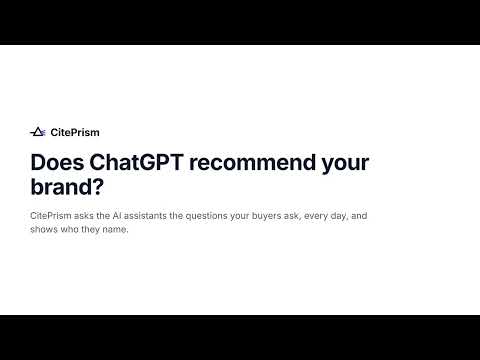 CitePrism video preview