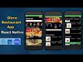 React Native Food Delivery App Redux Toolkit Glovo App Clone