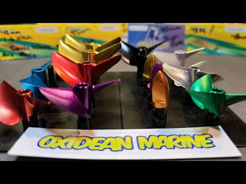 Sharpened & Balanced Upgrade Rc Boat Propellers Oxidean Marine Power Props - Aluminum CNC Propeller