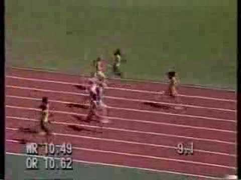 Florence Griffith Joyner 100m final seul 1988