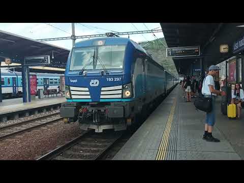 hlášení příjezd a odjezd EC 379 Berliner Ústí nad Labem hl.n