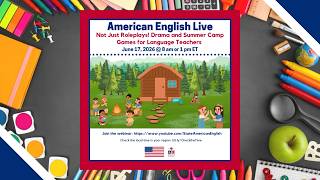 AE Live 24.6 - Not Just Roleplays! Drama and Summer Camp Games for Language Teachers