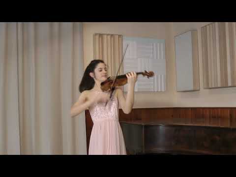 Bach - Fugue from Violin sonata in G minor BWV 1001, María Dueñas