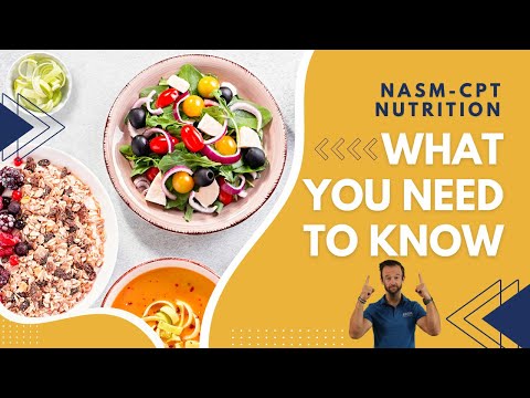 [Revealed] NASM CPT Nutrition - What You ACTUALLY Need To Know || NASM-CPT Study