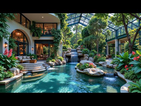 Relaxing Summer Jazz | Garden Jazz Flow In Positive Morning Ambience For Happy Mood And Working