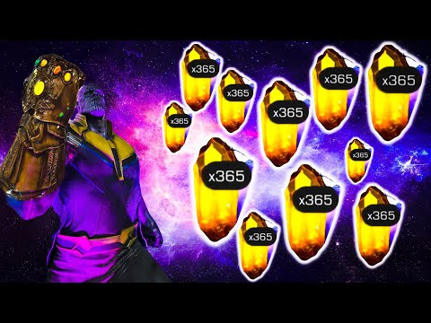 365 Paragon Daily Crystal Opening! 1 years worth! Marvel Contest Of Champions!