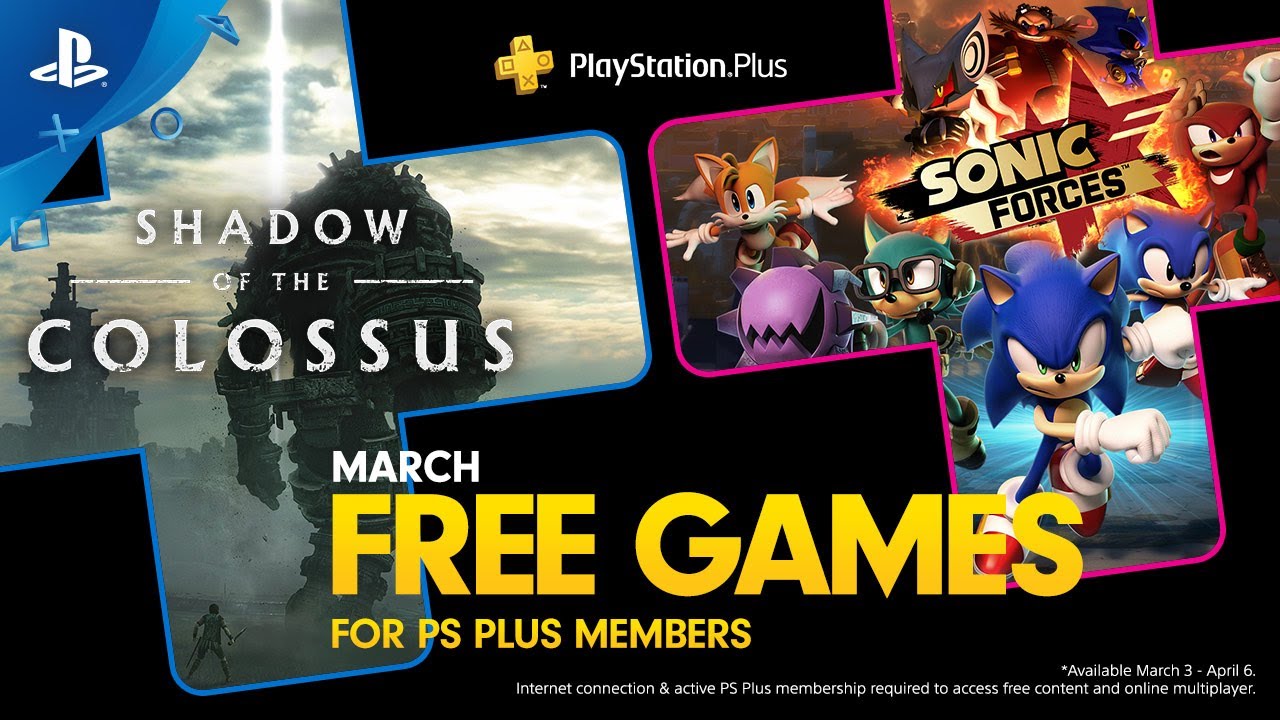 March's Free PS Plus Games: Shadow of Colossus and Sonic Forces – PlayStation.Blog