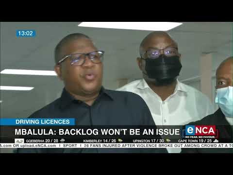 Mbalula Backlog won't be an issue