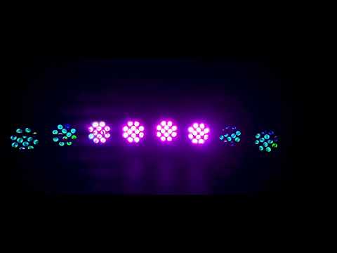 (8)Chauvet SlimPAR Pro Pix Hex-Color DMX RGBAW+UV Par Wash Light Fixtures image 17