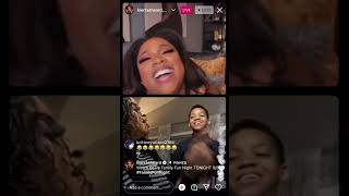 Karen Clark Sheard and her grand babies singing