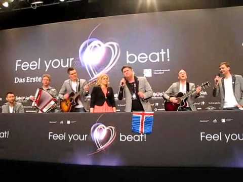 Iceland 2011: Press Conference Clips Sjonni's Friends