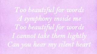 Christina Aguilera - Too Beautiful For Words & Lyrics