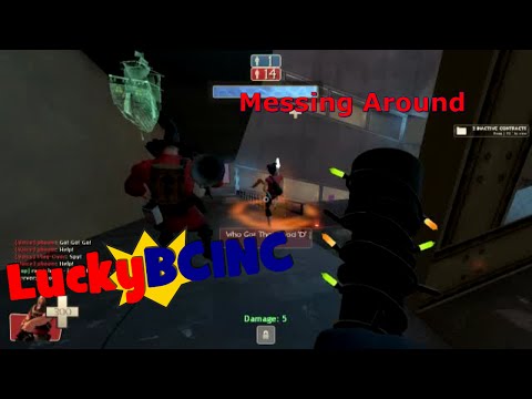 LuckyBCINC - TF2 Messing around on A Freak Server Festive Gloves of Running