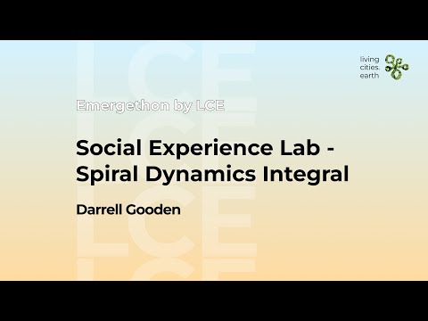 Darrell Gooden "Social Experience Lab - Spiral Dynamics Integral"