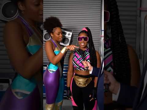 "80s Vibes! D Money & Team Backstage Boombox Beatboxing | Pro Wrestling Queens"