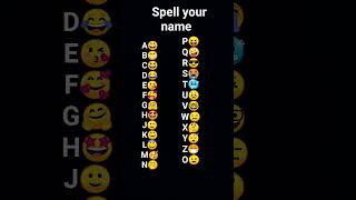 Spell your name