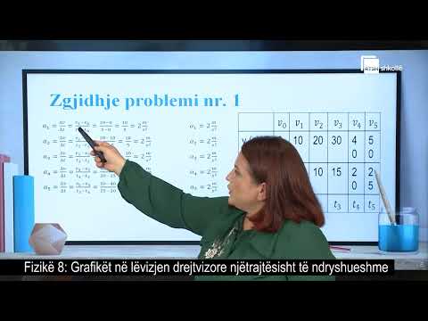 Grafikët në lëvizjen drejtvizore njëtrajtësisht të ndryshueshme | Fizikë 8