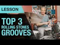 Top 3 Rolling Stones Drum Grooves Charlie Watts Drum Le